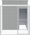 vidaXL-Kippenhok-met-ren-165x251x181-cm-gegalvaniseerd-staal-grijs