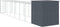 vidaXL - Kippenhok - met - ren - 165x863x181 - cm - gegalvaniseerd - staal - antraciet