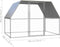 vidaXL - Kippenkooi - 3x2x2 - m - gegalvaniseerd - staal - zilverkleurig - en - grijs