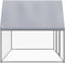 vidaXL - Kippenkooi - 3x2x2 - m - gegalvaniseerd - staal - zilverkleurig - en - grijs