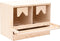 vidaXL - Kippenlegkast - 2 - compartimenten - 63x40x45 - cm - massief - grenenhout
