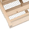 vidaXL - Kippenlegkast - 2 - compartimenten - 63x40x45 - cm - massief - grenenhout