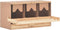 vidaXL - Kippenlegkast - 3 - compartimenten - 72x33x38 - cm - massief - grenenhout