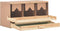 vidaXL - Kippenlegkast - 3 - compartimenten - 72x33x38 - cm - massief - grenenhout