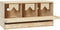 vidaXL - Kippenlegkast - 3 - compartimenten - 72x33x38 - cm - massief - grenenhout