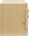 vidaXL - Kippenlegkast - 3 - compartimenten - 72x33x38 - cm - massief - grenenhout