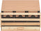 vidaXL - Kippenlegkast - 3 - compartimenten - 72x33x54 - cm - massief - grenenhout
