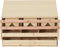 vidaXL - Kippenlegkast - 3 - compartimenten - 72x33x54 - cm - massief - grenenhout