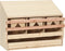 vidaXL - Kippenlegkast - 3 - compartimenten - 72x33x54 - cm - massief - grenenhout