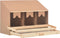 vidaXL - Kippenlegkast - 3 - compartimenten - 93x40x65 - cm - massief - grenenhout