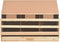 vidaXL - Kippenlegkast - 3 - compartimenten - 93x40x65 - cm - massief - grenenhout