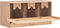 vidaXL - Kippenlegkast - 3 - compartimenten - 96x40x45 - cm - massief - grenenhout