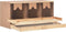vidaXL - Kippenlegkast - 3 - compartimenten - 96x40x45 - cm - massief - grenenhout