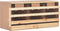 vidaXL - Kippenlegkast - 3 - compartimenten - 96x40x45 - cm - massief - grenenhout