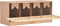 vidaXL - Kippenlegkast - 4 - compartimenten - 106x40x45 - cm - massief - grenenhout