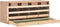 vidaXL - Kippenlegkast - 4 - compartimenten - 106x40x45 - cm - massief - grenenhout