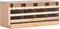 vidaXL - Kippenlegkast - 4 - compartimenten - 106x40x45 - cm - massief - grenenhout