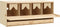 vidaXL - Kippenlegkast - 4 - compartimenten - 106x40x45 - cm - massief - grenenhout
