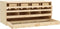 vidaXL - Kippenlegkast - 4 - compartimenten - 106x40x45 - cm - massief - grenenhout