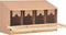 vidaXL - Kippenlegkast - 4 - compartimenten - 106x40x59 - cm - massief - grenenhout