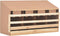 vidaXL - Kippenlegkast - 4 - compartimenten - 106x40x59 - cm - massief - grenenhout