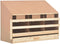 vidaXL - Kippenlegkast - 4 - compartimenten - 106x40x59 - cm - massief - grenenhout