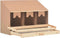 vidaXL - Kippenlegkast - 4 - compartimenten - 106x40x59 - cm - massief - grenenhout