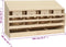 vidaXL - Kippenlegkast - 4 - compartimenten - 106x40x59 - cm - massief - grenenhout