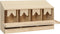 vidaXL - Kippenlegkast - 4 - compartimenten - 106x40x59 - cm - massief - grenenhout