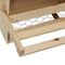 vidaXL - Kippenlegkast - 4 - compartimenten - 106x40x59 - cm - massief - grenenhout