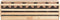 vidaXL - Kippenlegkast - 5 - compartimenten - 117x33x38 - cm - massief - grenenhout