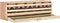 vidaXL - Kippenlegkast - 5 - compartimenten - 117x33x38 - cm - massief - grenenhout
