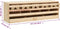 vidaXL - Kippenlegkast - 5 - compartimenten - 117x33x38 - cm - massief - grenenhout