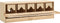 vidaXL - Kippenlegkast - 5 - compartimenten - 117x33x38 - cm - massief - grenenhout