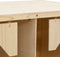 vidaXL - Kippenlegkast - 5 - compartimenten - 117x33x38 - cm - massief - grenenhout