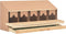 vidaXL - Kippenlegkast - 5 - compartimenten - 117x33x54 - cm - massief - grenenhout
