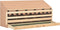 vidaXL - Kippenlegkast - 5 - compartimenten - 117x33x54 - cm - massief - grenenhout