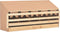 vidaXL - Kippenlegkast - 5 - compartimenten - 117x33x54 - cm - massief - grenenhout