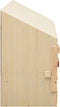 vidaXL - Kippenlegkast - 5 - compartimenten - 117x33x54 - cm - massief - grenenhout