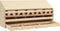 vidaXL - Kippenlegkast - 5 - compartimenten - 117x33x54 - cm - massief - grenenhout