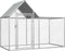 vidaXL - Kippenren - 2x1x1,5 - m - gegalvaniseerd - staal