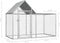 vidaXL - Kippenren - 2x1x1,5 - m - gegalvaniseerd - staal