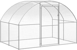 vidaXL - Kippenren - 3x2x2 - m - gegalvaniseerd - staal