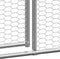 vidaXL - Kippenren - 3x6x2 - m - gegalvaniseerd - staal