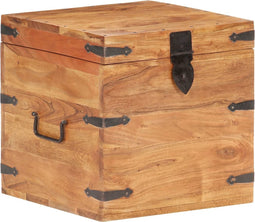 vidaXL - Kist - 40x40x40 - cm - massief - acaciahout