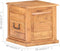 vidaXL - Kist - 40x40x40 - cm - massief - acaciahout