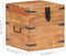 vidaXL - Kist - 40x40x40 - cm - massief - acaciahout