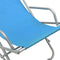 vidaXL - Klapstoelen - 2 - st - staal - blauw