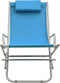 vidaXL - Klapstoelen - 2 - st - staal - blauw