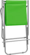 vidaXL - Klapstoelen - 2 - st - staal - groen